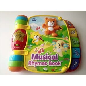VTech 80166700 Musical Rhymes Educational Book for Babies Tested Working